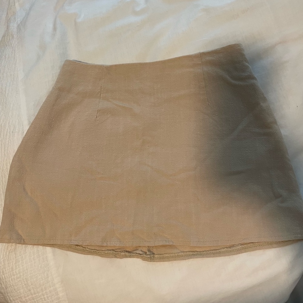 Princess Polly BEIGE MINI SKIRT